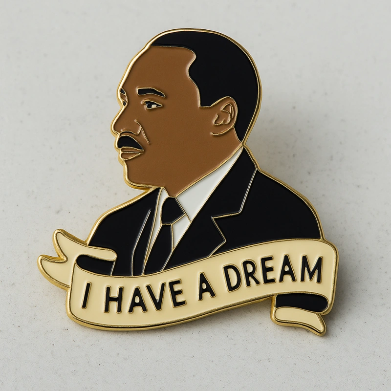 Martin Luther King I have a dream Enamel pins - CustomBlitz.com