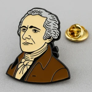 Alexander Hamilton’s Enamel Lapel Pins Badges - CustomBlitz.com