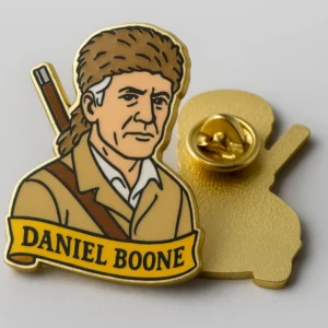 Daniel Boone's Enamel Lapel Pins Badges - CustomBlitz.com