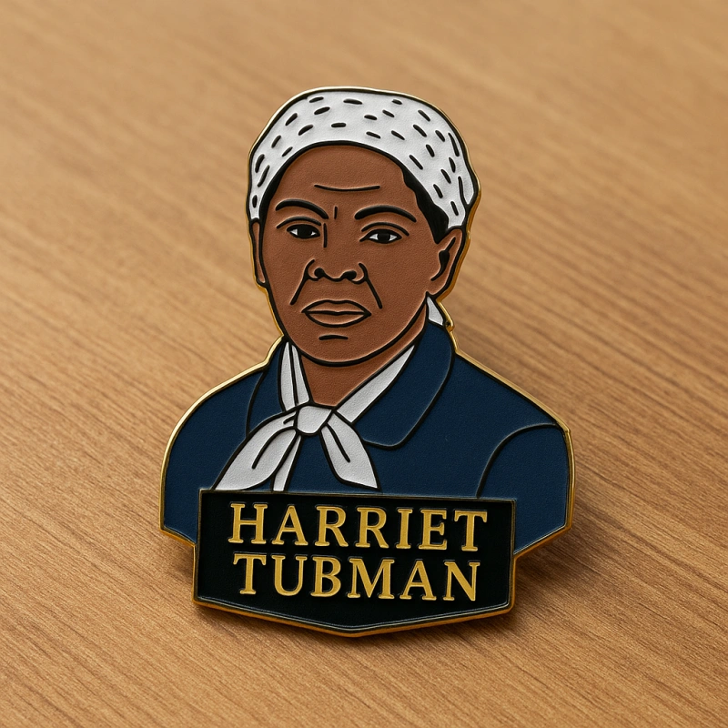 Harriet Tubman’s Enamel Lapel Pins Badges - CustomBlitz.com
