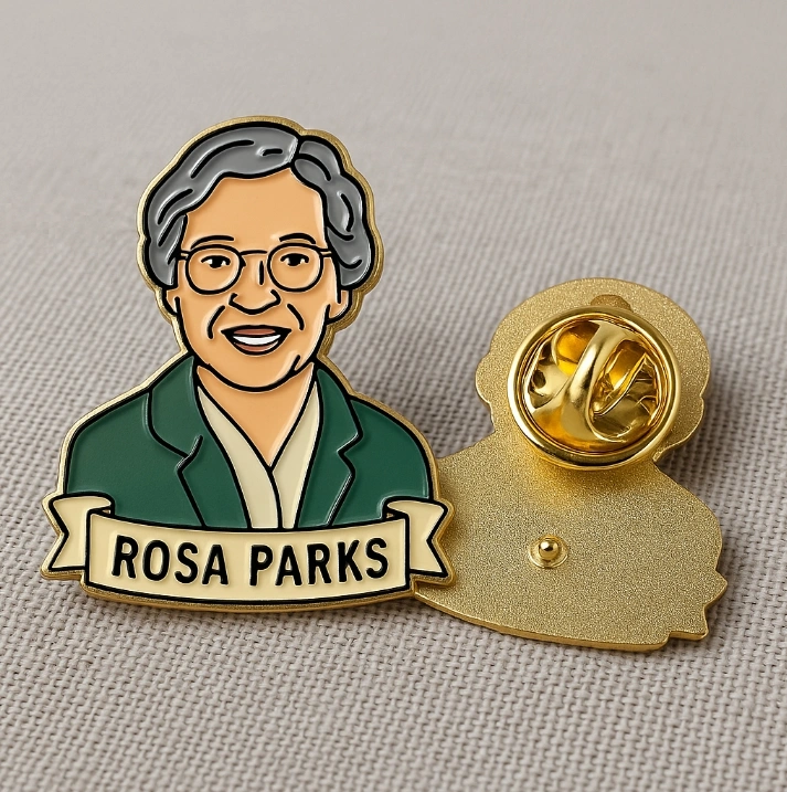 Rosa Parks’s Enamel Lapel Pins Badges - CustomBlitz.com