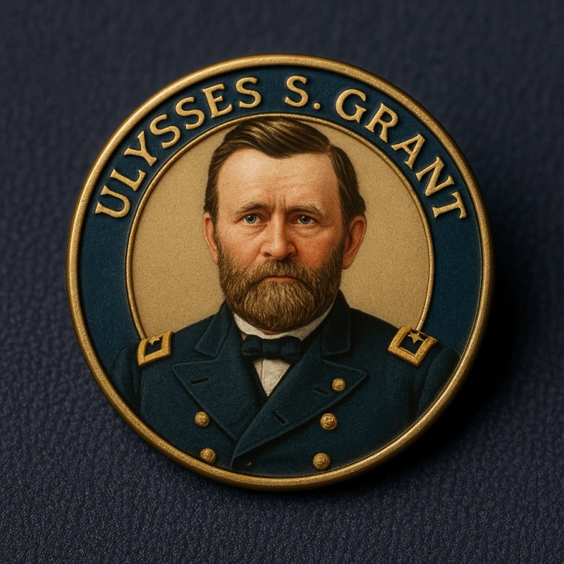 Custom Ulysses S. Grant’s Military Lapel Pin - CustomBlitz.com