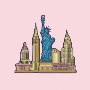 Custom the USA Lapel Pins & Magnets - CustomBlitz.com