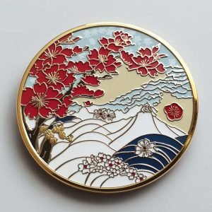 Custom Japan Lapel Pins & Magnets - CustomBlitz.com