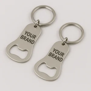 Custom shaped metal keychains for your brand - CustomBlitz.com