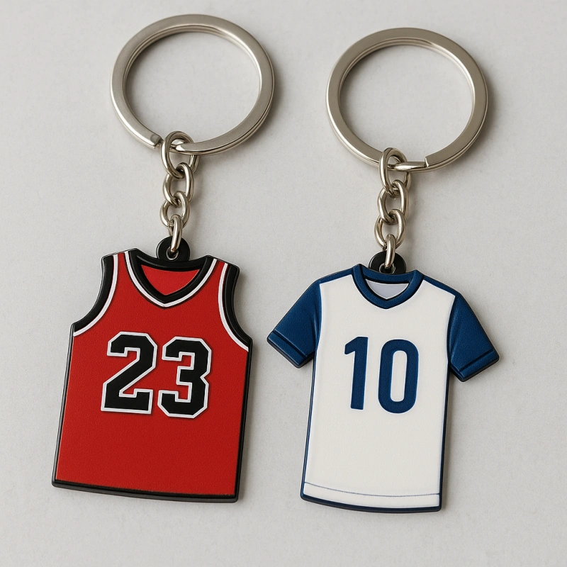 Custom Jersey-Shaped Keychains - CustomBlitz.com
