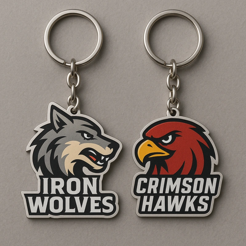 Custom Mascot Keychains - CustomBlitz.com