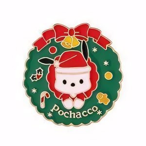 Custom Buy Pochacco Christmas Pin Badge- CustomBlitz.com