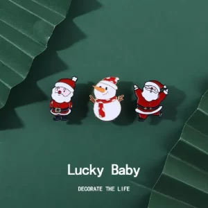 Custom Buy Christmas Pin Badge Realistic Photo- CustomBlitz.com