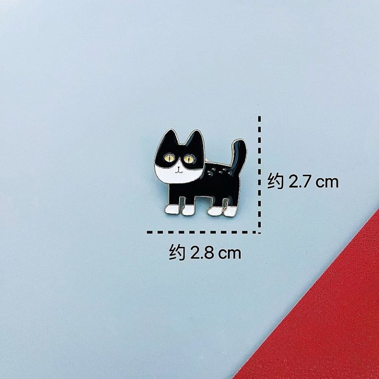 Custom Buy  Black Cat Pin Badge Size - CustomBlitz