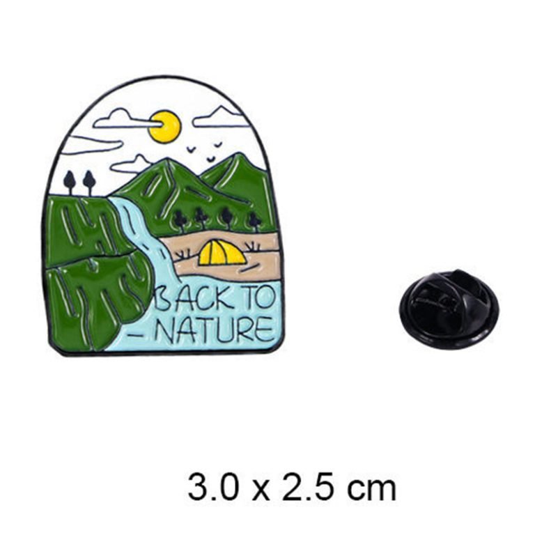 Custom Buy Outdoor Adventure Pin Badge Size- CustomBlitz