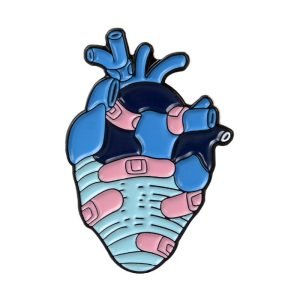 Custom Buy Heart Pin Badge- CustomBlitz.com