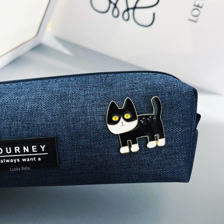 Custom Buy  Black Cat Pin Badge Realistic Photo - CustomBlitz