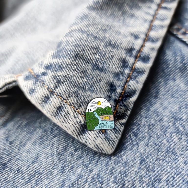 Custom Buy Outdoor Adventure Pin Badge Realistic Photo- CustomBlitz