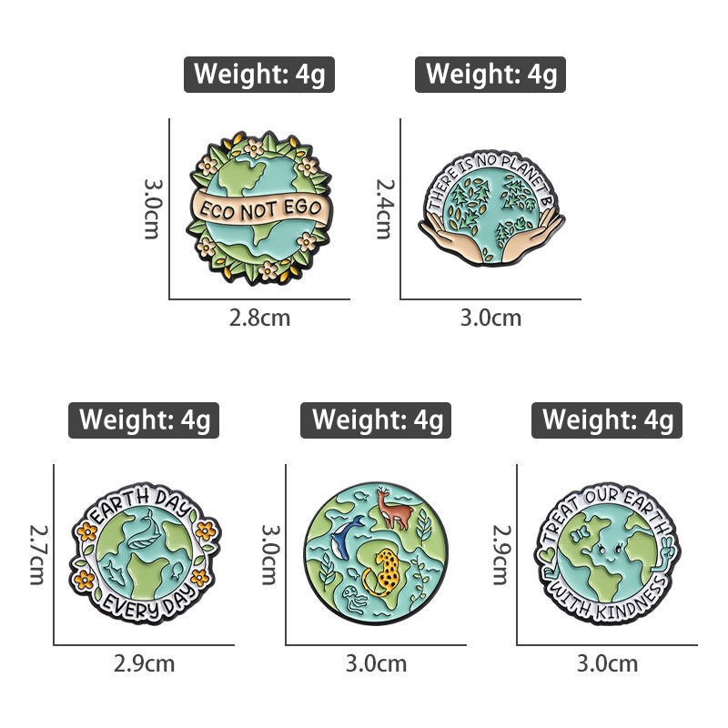 Custom Buy Eco-Friendly Pin Badge Size and Weight - CustomBlitz.com