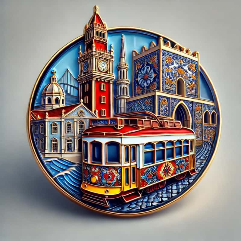 Custom Portugal Lapel Pins & Magnets - CustomBlitz.com