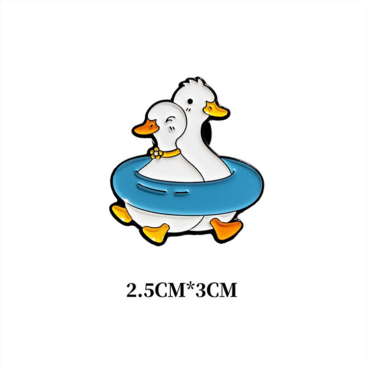 Custom Buy Cute Duck Pin Badge Size- CustomBlitz