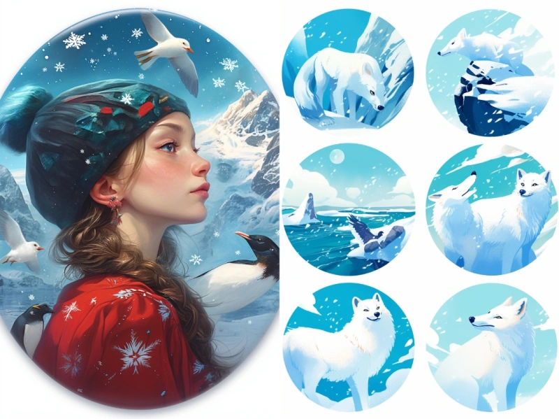 Custom Norway Animals Lapel Pins & Magnets - CustomBlitz.com