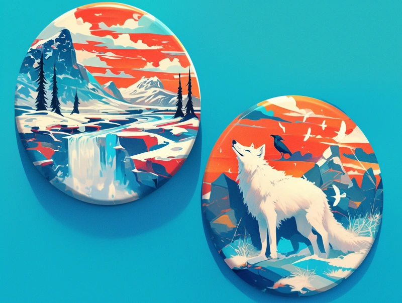 Custom Norway Lapel Pins & Magnets - CustomBlitz.com