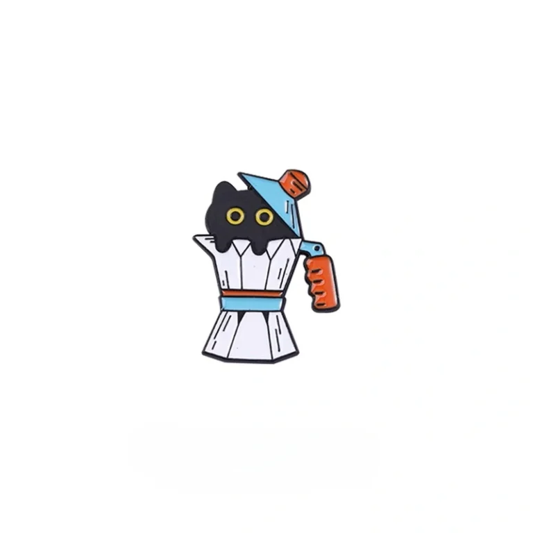 Custom Buy Coffee Maker Pins Badge - CustomBlitz.com