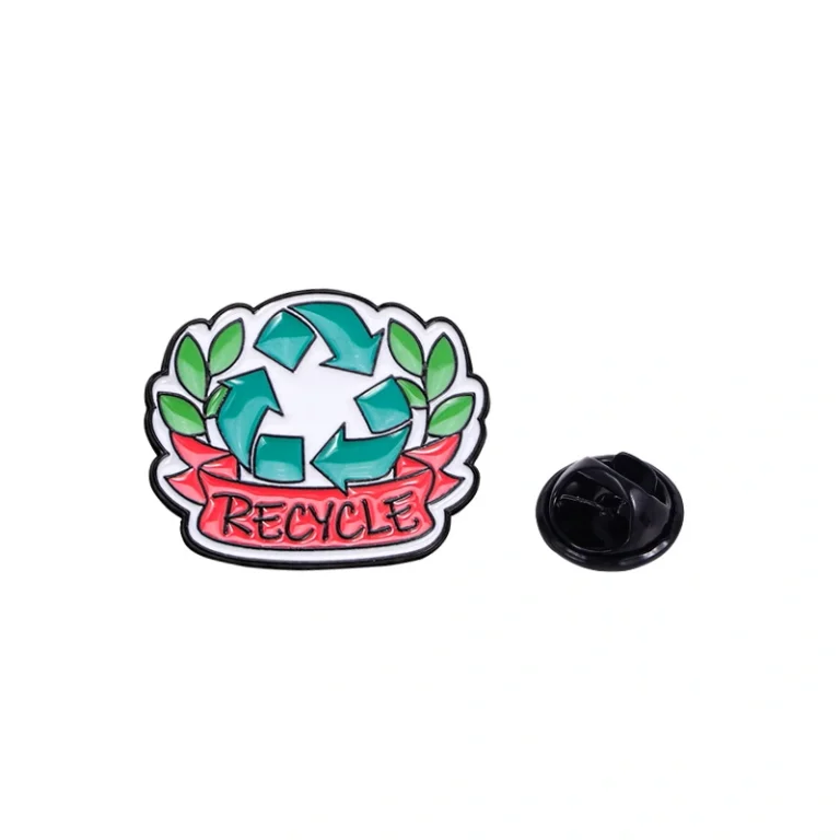 Custom Buy Recycle Pins Badge