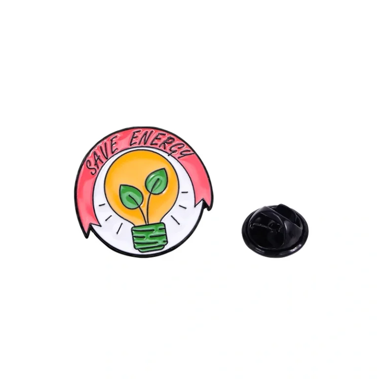 Custom Buy Save Energy Pins Badge