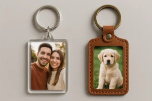 Custom Couple and Pet Photo Keychains - CustomBlitz.com