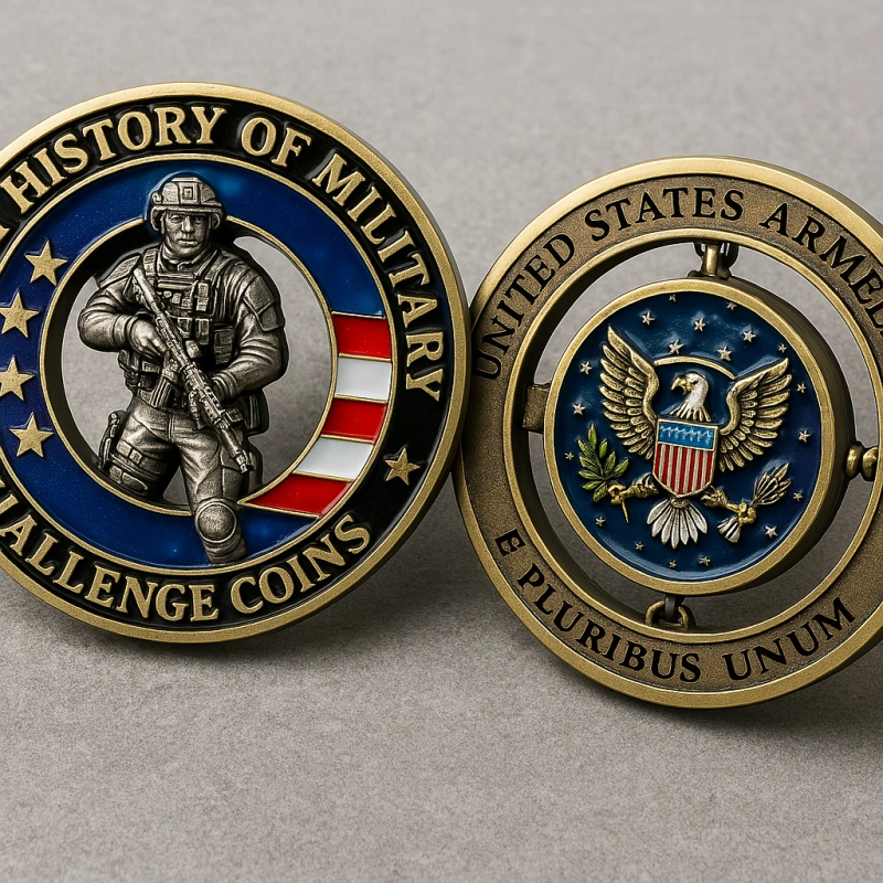 Custom History of Military Challenge Coins - CustomBlitz.com