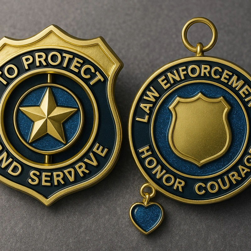 Custom Law Enforcement Challenge Coins - CustomBlitz.com