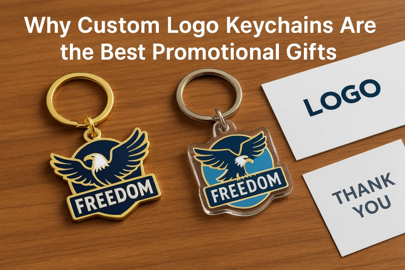 Custom Promotional Logo Keychains - CustomBlitz.com