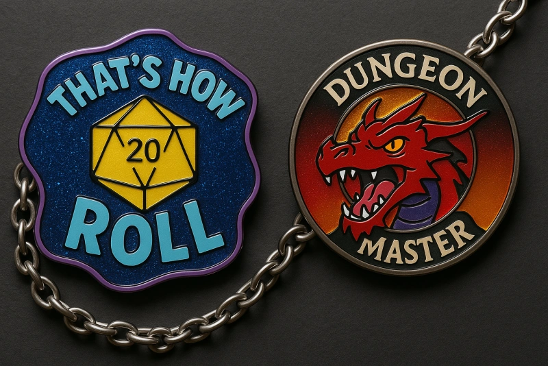 Custom D&D Game Challenge Coins - CustomBlitz.com