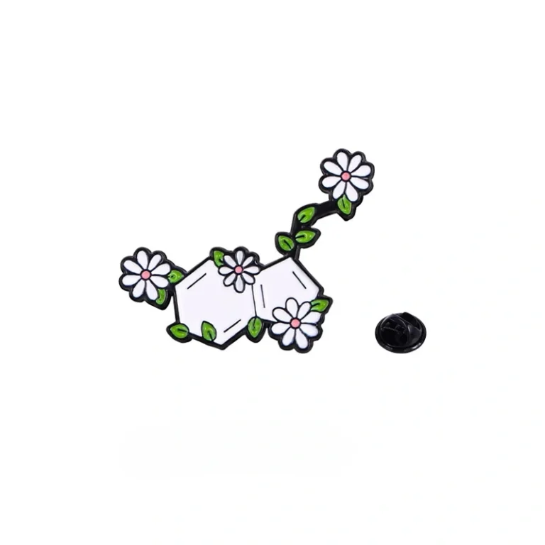 Custom Buy Chemistry Molecule Pins Badge - CustomBlitz.com