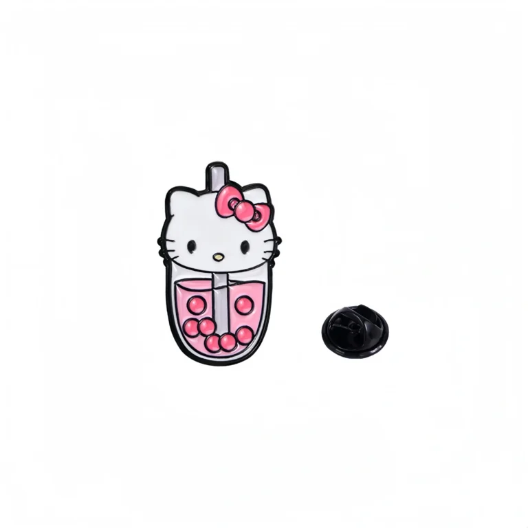 Custom Buy Milk Tea Pins Badge - CustomBlitz.com