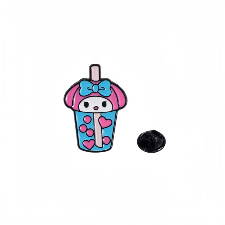 Custom Buy Milk Tea Pins Badge - CustomBlitz.com
