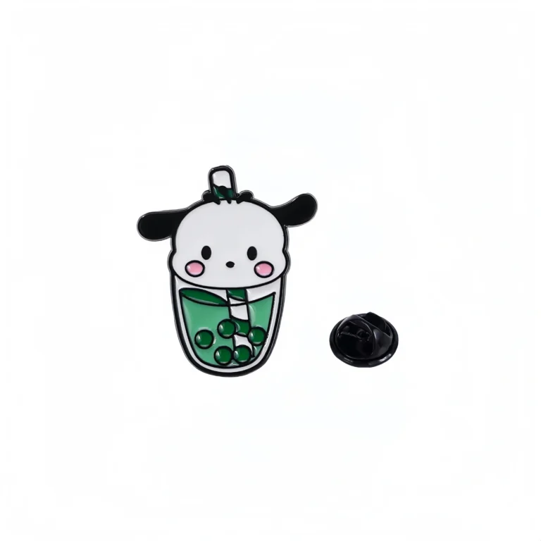 Custom Buy Milk Tea Pins Badge - CustomBlitz.com