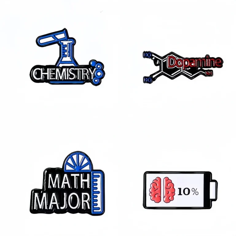 Custom Buy Chemistry Pins Badge Usage Scenarios- CustomBlitz