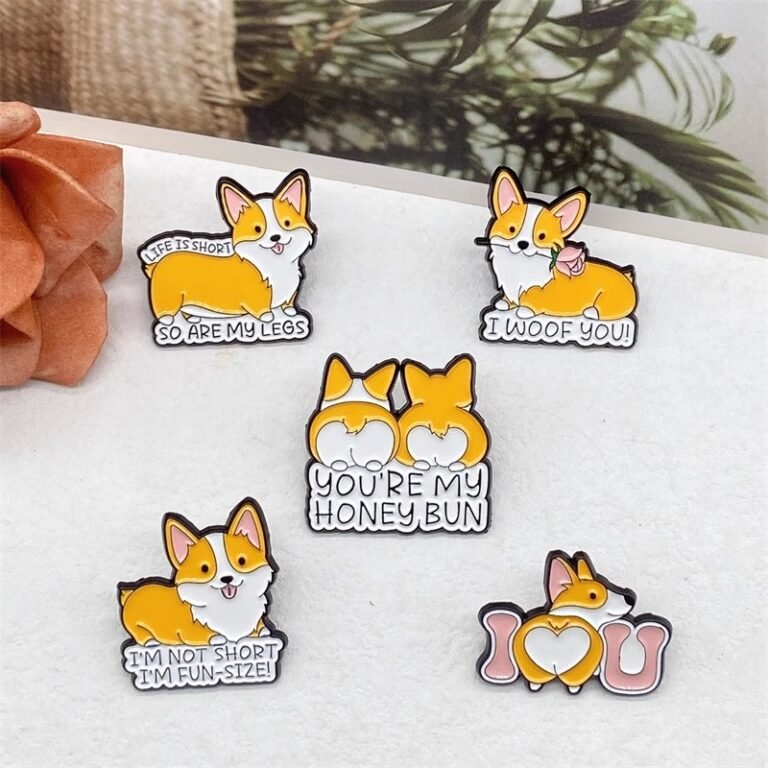 Custom Buy Corgi Pins Badge Usage Scenarios- CustomBlitz