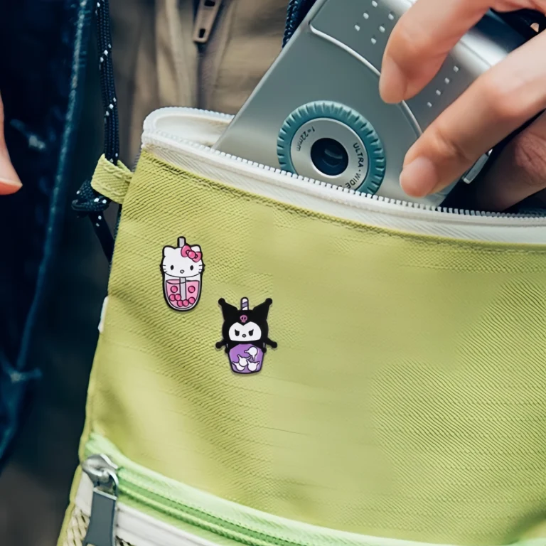 Custom Buy Milk Tea Pins Badge Usage Scenarios- CustomBlitz