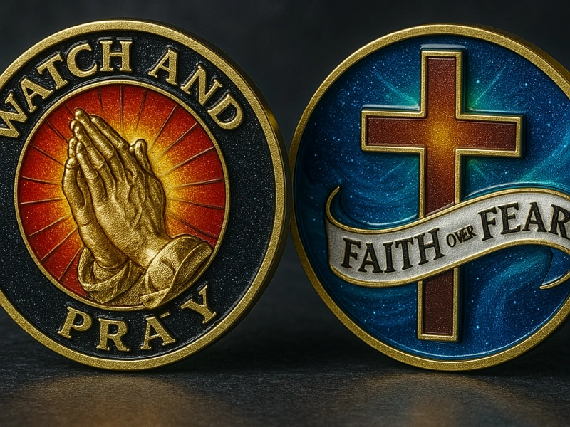 Custom Faith Challenge Coins - CustomBlitz.com