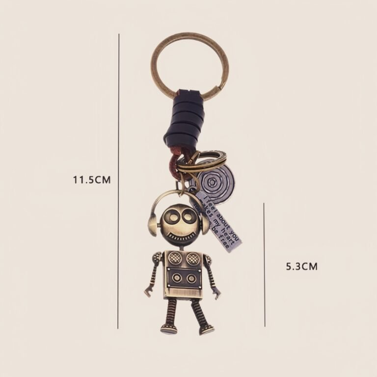 Custom Buy Robot Keychains & Keyrings Size- CustomBlitz