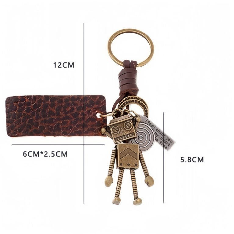 Custom Buy Robot Keychains & Keyrings Size- CustomBlitz