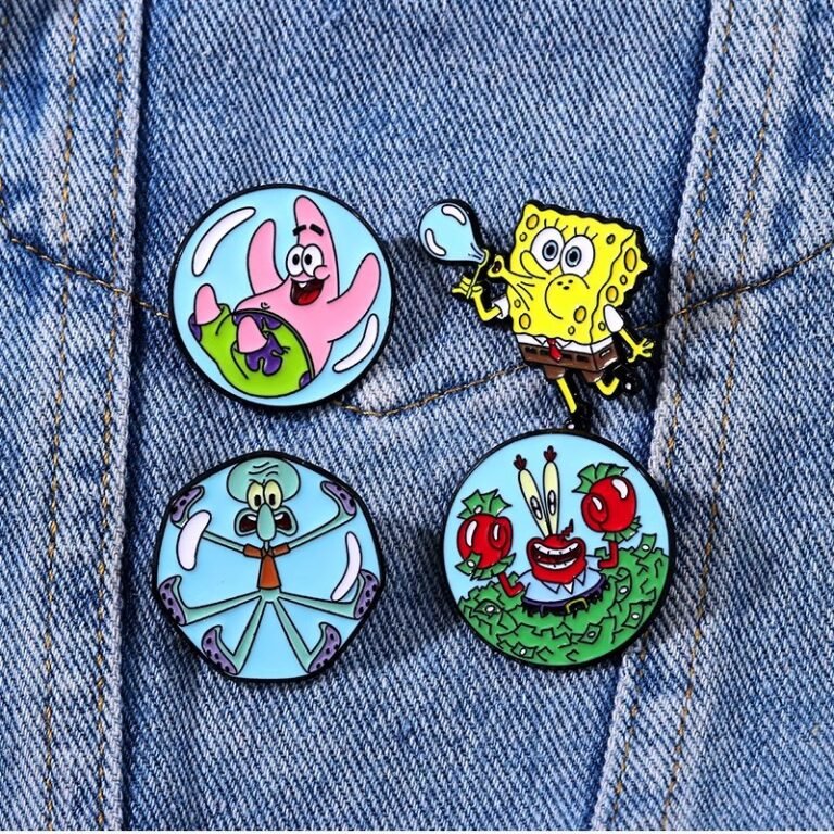 Custom Buy SpongeBob Bubble Pins Badge Usage Scenarios- CustomBlitz