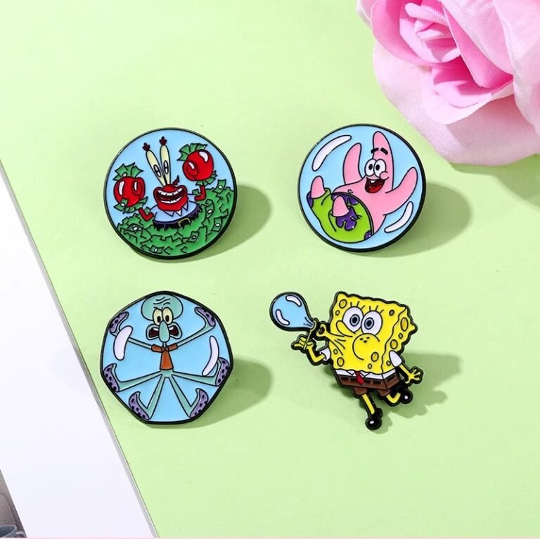Custom Buy SpongeBob Bubble Pins Badge Usage Scenarios- CustomBlitz
