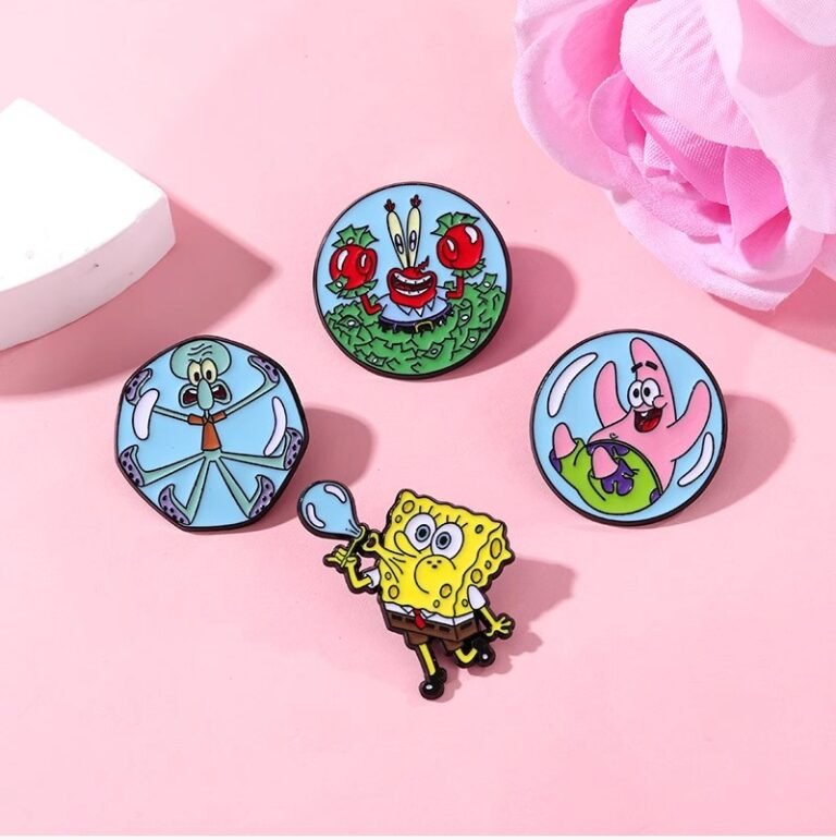 Custom Buy SpongeBob Bubble Pins Badge Usage Scenarios- CustomBlitz