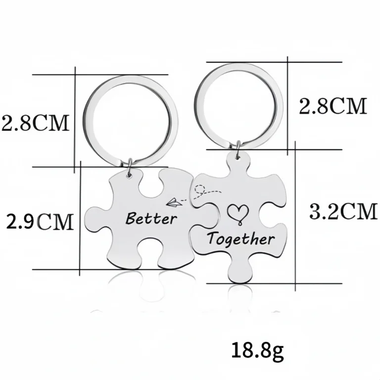 Custom Buy Puzzle Keychains & Keyrings Size- CustomBlitz