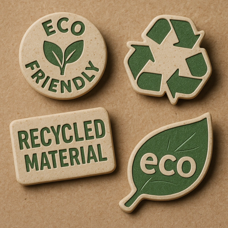 Custom Eco-Friendly Recycled Material Pins - CustomBlitz.com