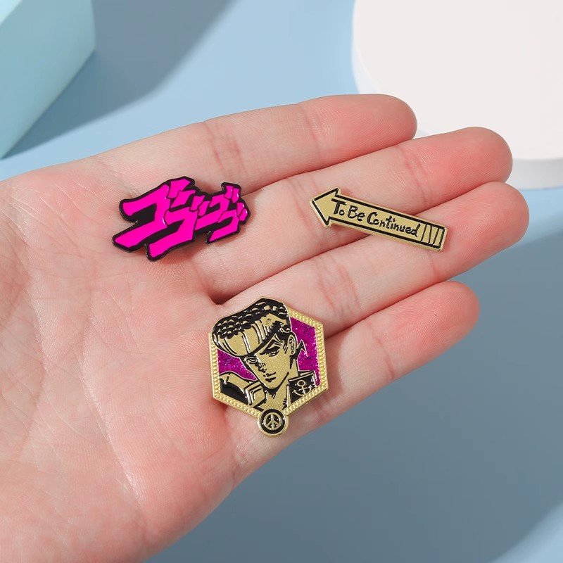 Custom Buy JoJo’s Bizarre Adventure Pins Badge - CustomBlitz.com