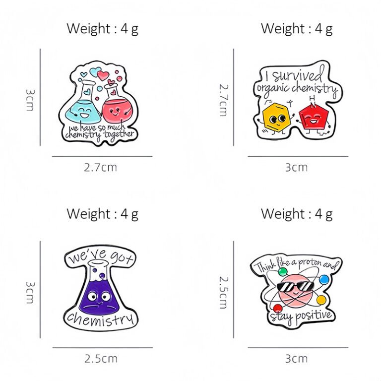 Custom Buy Chemistry Pins Badge Size- CustomBlitz