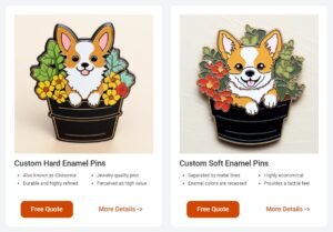 the diffirences between soft enamel pins and hard enamel pins - CustomBlitz.com