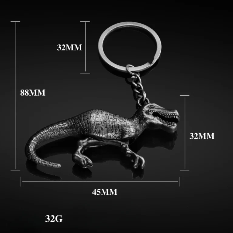 Custom Buy Dinosaur Keychains & Keyrings Size- CustomBlitz
